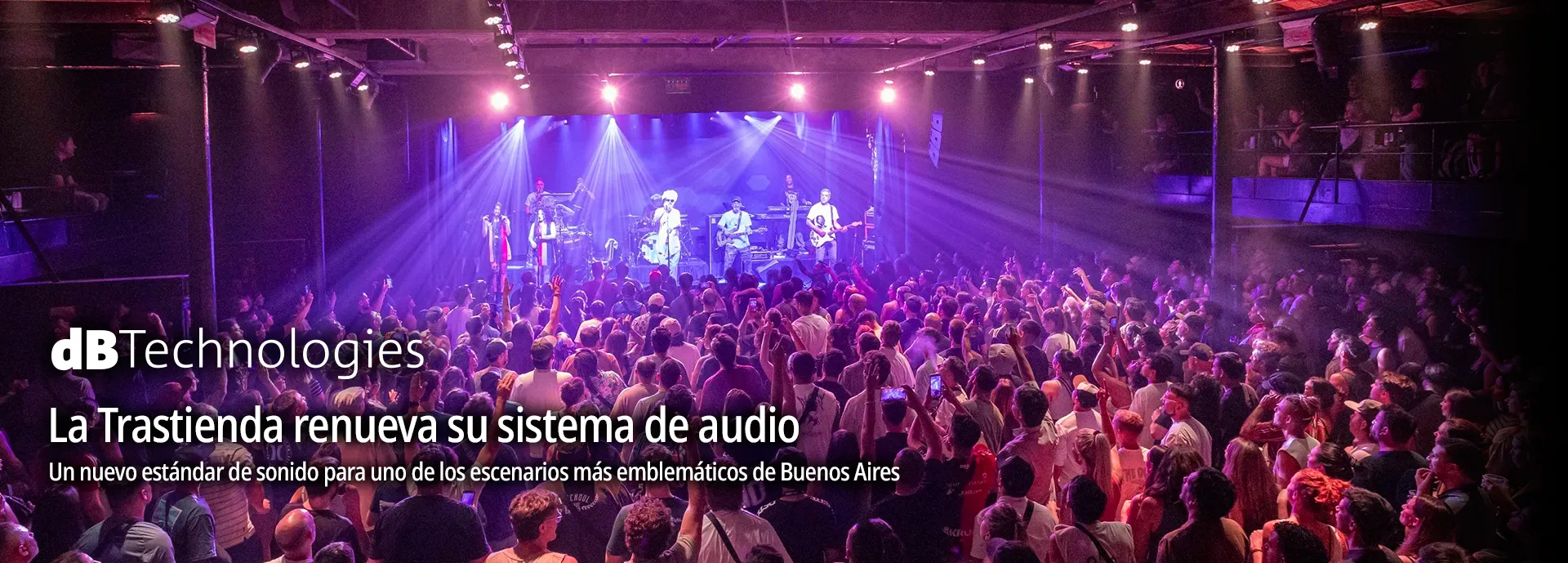 La Trastienda renueva su sistema de audio con dBTechnologies y JBL